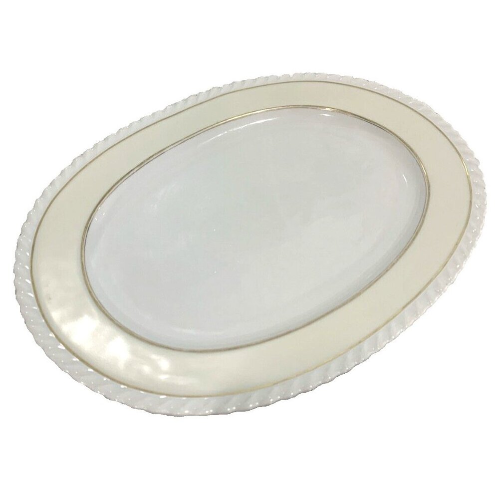 K&A Krautheim Bavarian Selb "MARGUERITE"  13" Oval Serving Platter,  EUC!